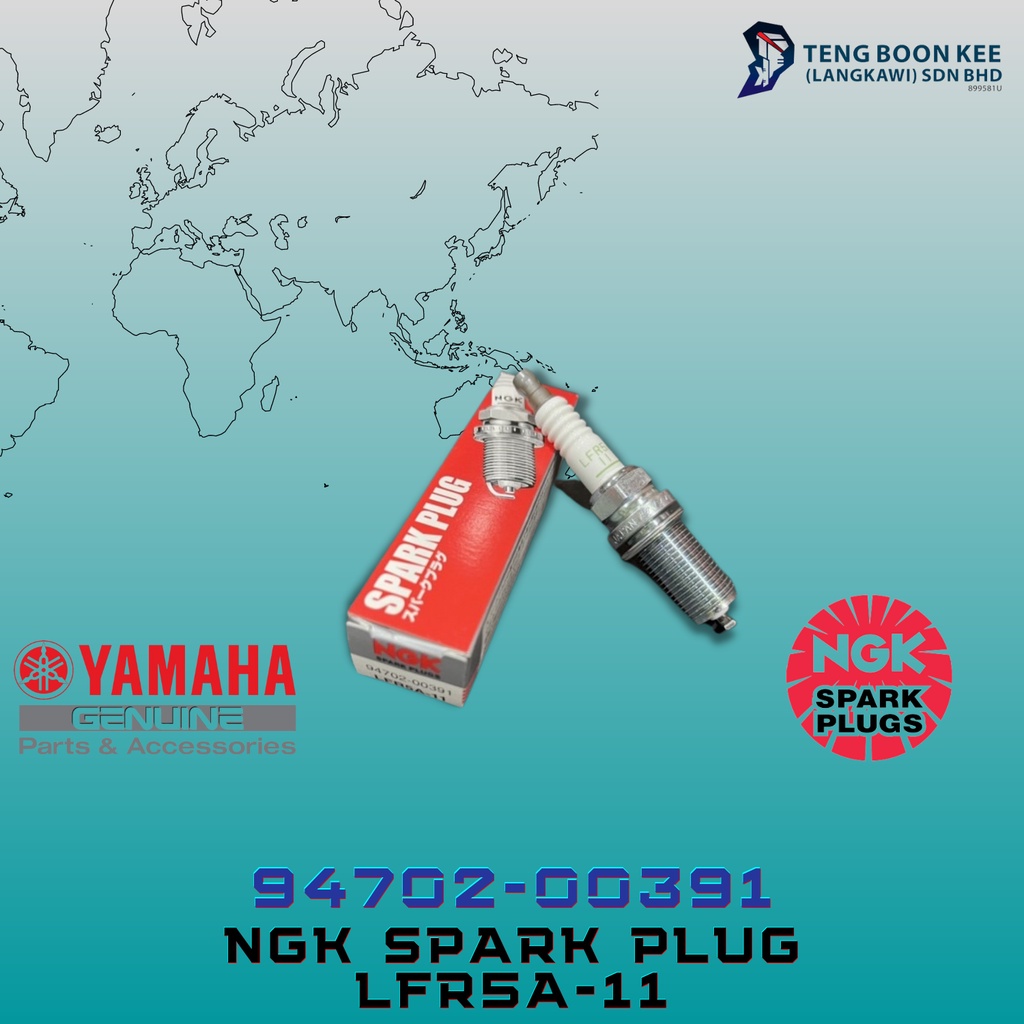 9470200391 NGK Spark Plug LFR5A11 (YAMAHA) Shopee Malaysia