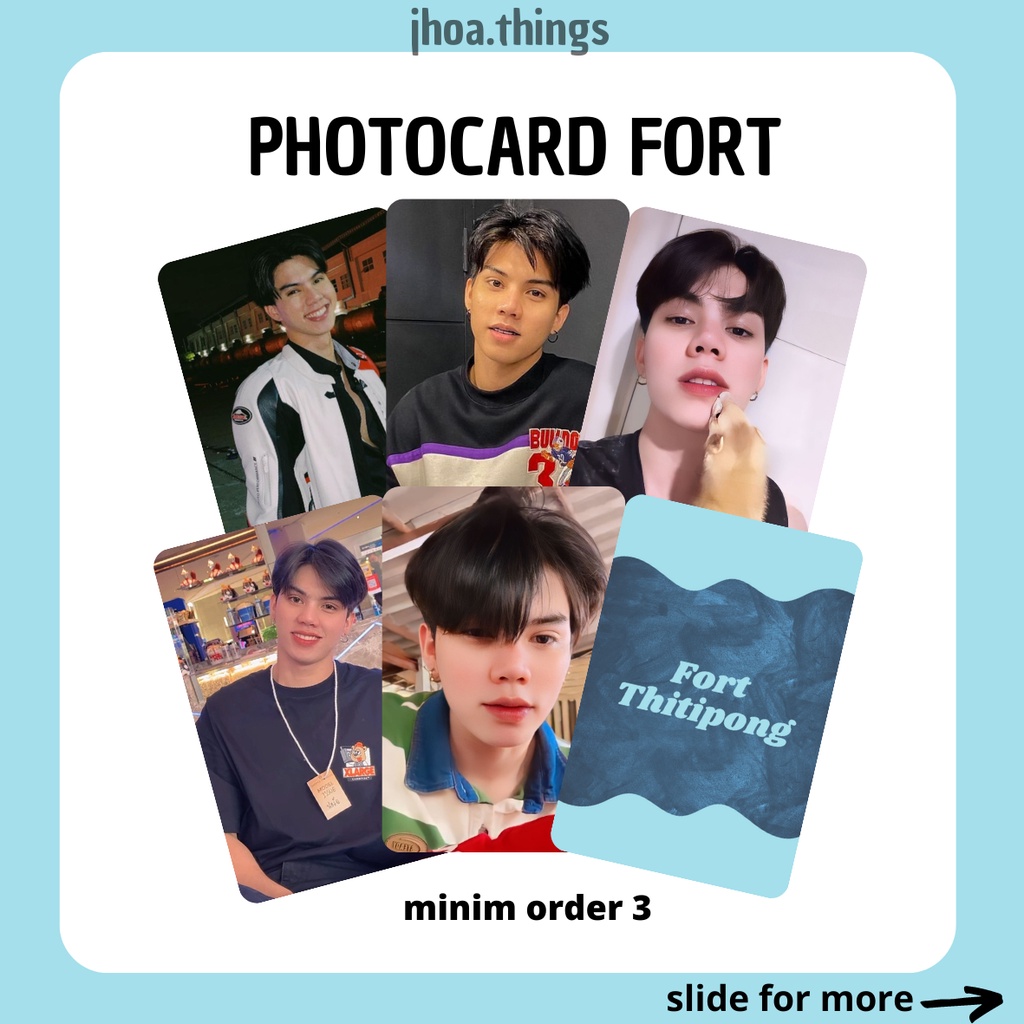 Photocard FORT THITIPONG LOVE IN THE AIR SERIES THAI ACTOR