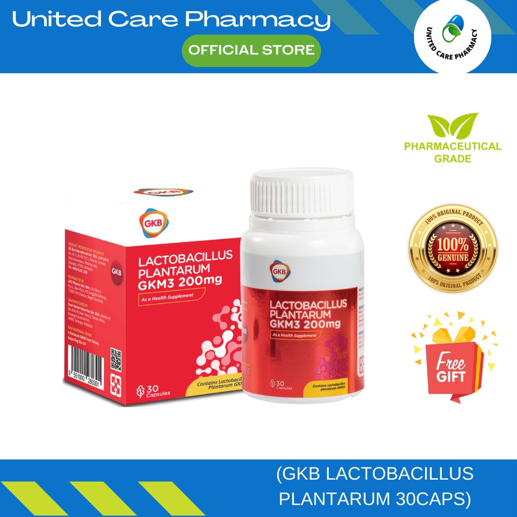 GKB LACTOBACILLUS PLANTARUM GKM3 200MG 30CAPSULES | Shopee Malaysia