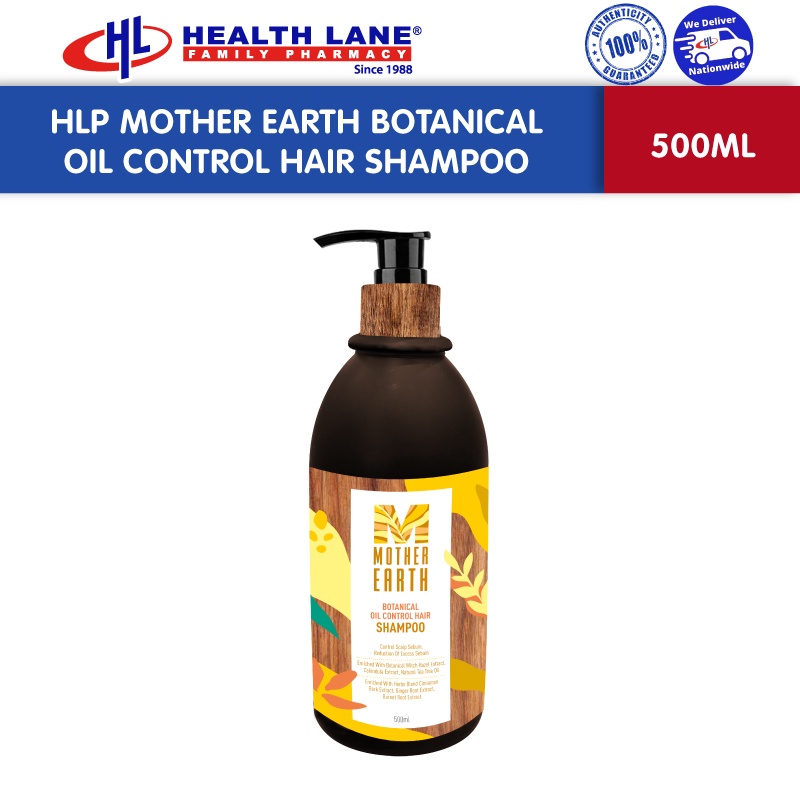 HLP Mother Earth Botanical Oil Control Hair Shampoo (500ml)