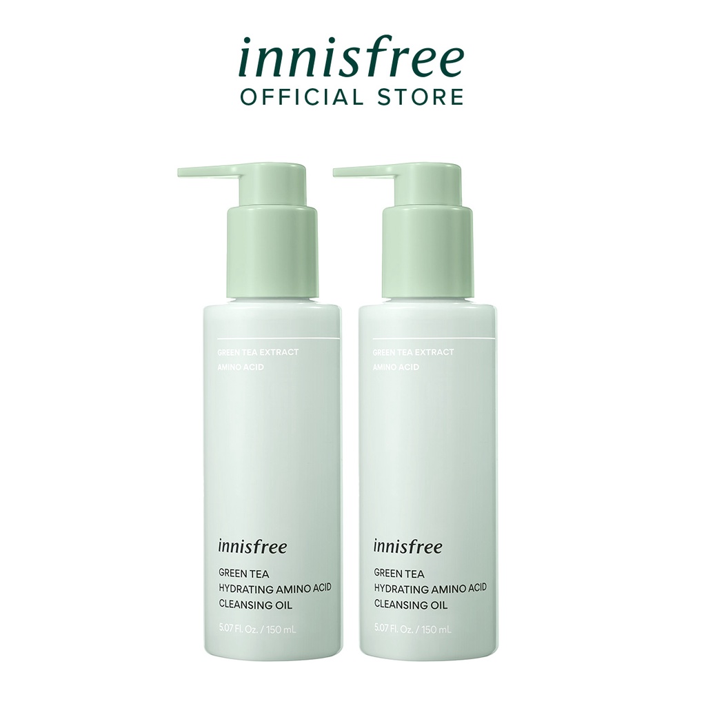 [TWIN PACK] innisfree Green Tea Hydrating Amino Acid Cleansing Oil