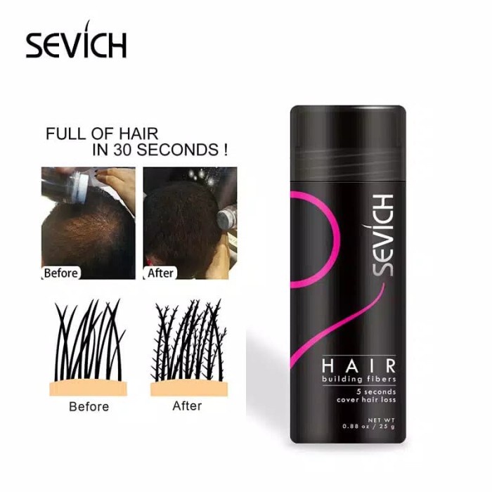 Sevich Hair Fiber Powder 25g / Sejenis TOPPICK And CABOKI | Shopee Malaysia