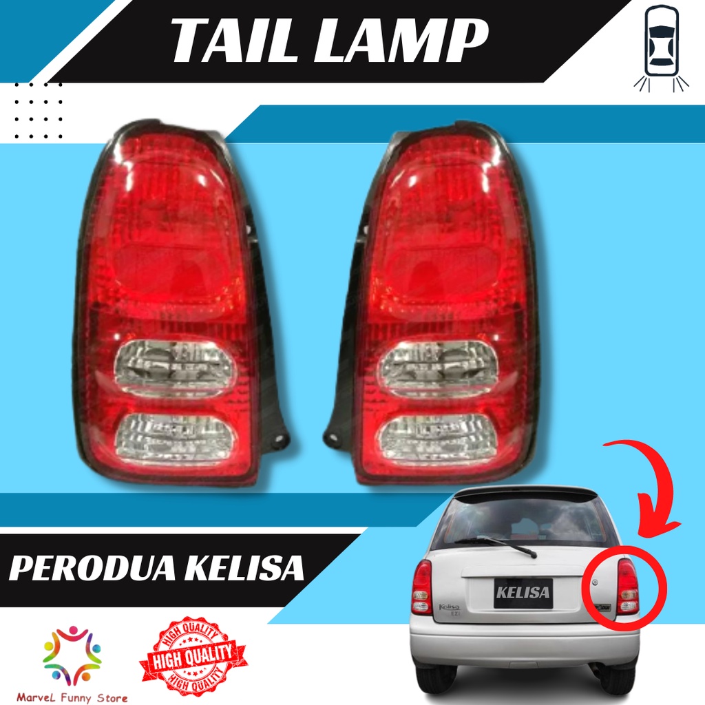 PERODUA KELISA TAIL LAMP REAR LIGHT LAMPU BELAKANG 100 HIGH QUALITY