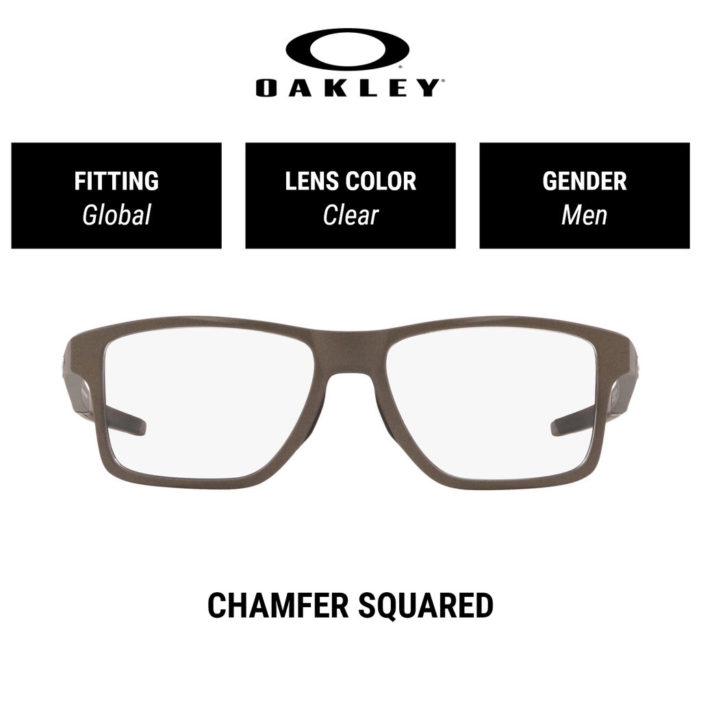 Oakley Chamfer Squared Glasses Male (52/54 mm) OX8143 814307 | Shopee  Malaysia