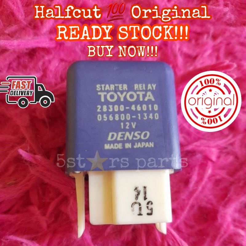 2830046010 TOYOTA GENUINE STARTER RELAY/Original Halfcut Made in Japan