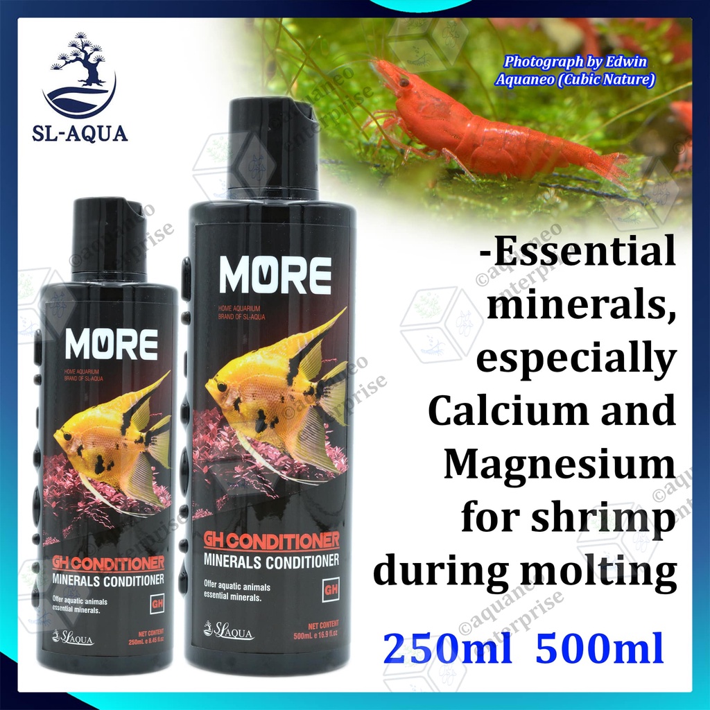 SL Aqua Liquid Mineral GH For General Usage 250ml 500ml shrimp tank mineral sulawesi mineral