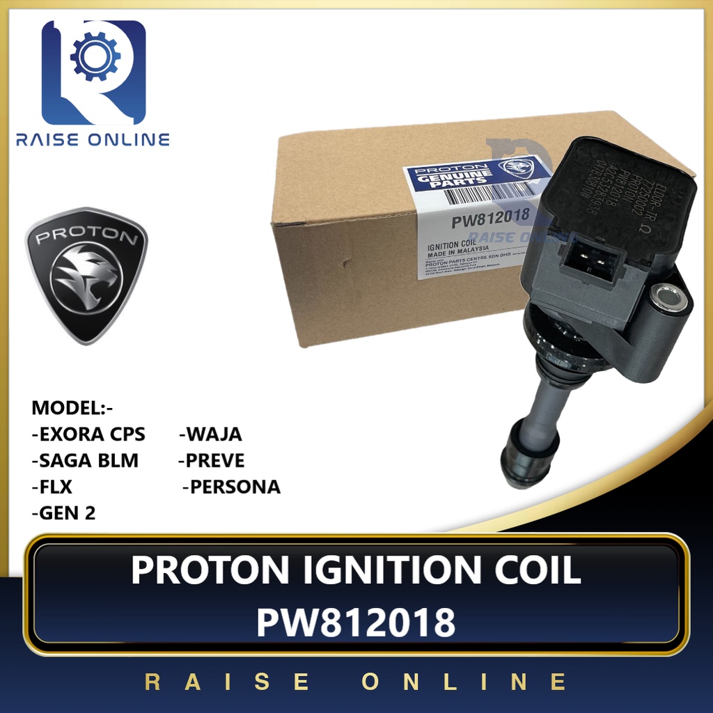 Original Proton IGNITION PLUG COIL PW812018 Exora CPS Saga BLM FL FLX