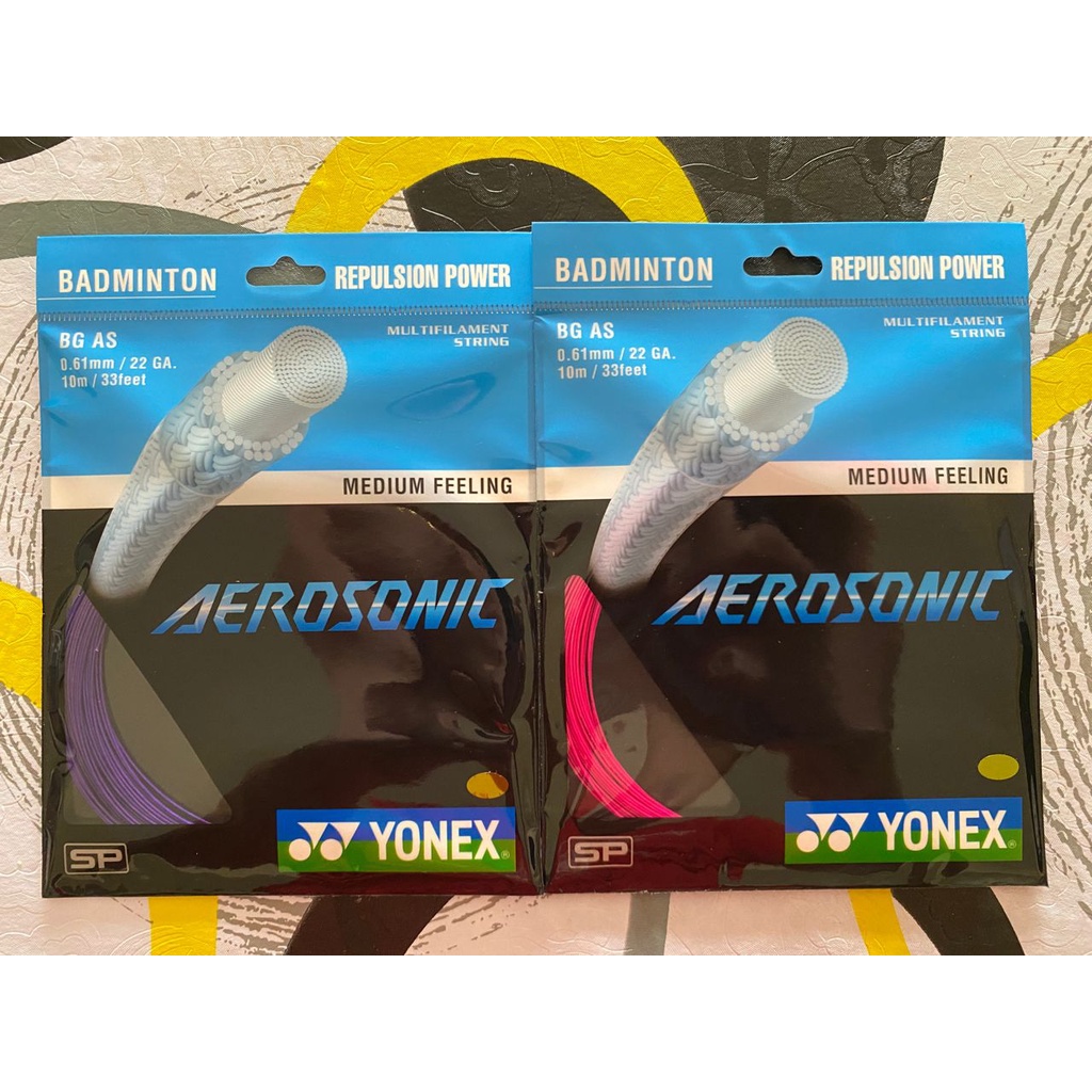Yonex Aerosonic Player , Yonex Badminton String Aerosonic 10m Packet – VVME