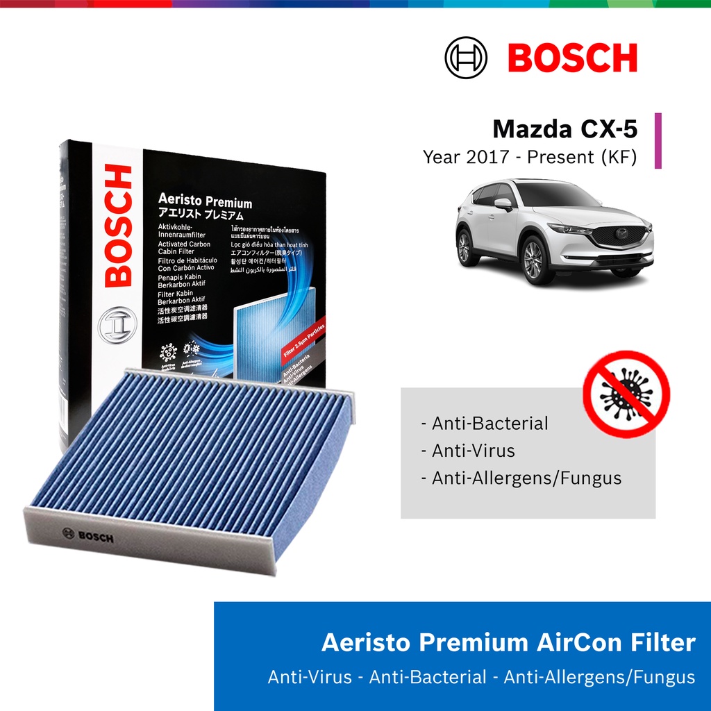 Bosch Aeristo Premium Activated 0986AF7012 Carbon Cabin Air Filter for
