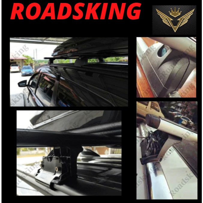 [ SUPPORT 200KG ] PERODUA ARUZ OIGINAL CROSS BAR ROOF RACK LUGGAGE [ 1 SET 2PCS ]