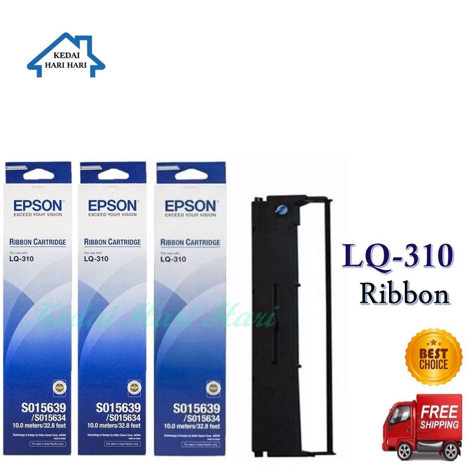 Epson Lq 310 Ribbon Cartridge S015639 S015634 Lq310 Ink Cartridge For Dot Matrix Printer 9254
