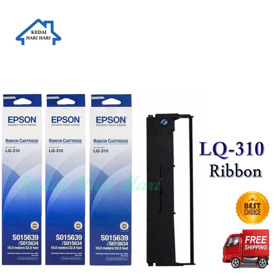 Epson LQ310 Ribbon Cartridge S015639 S015634 / LQ310 Ink Cartridge For