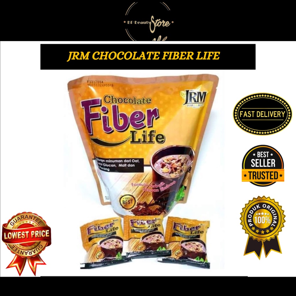 JRM CHOCOLATE FIBER LIFE MINUMAN OAT DAN MALT UNTUK DIET SEIMBANG ORIGINAL HQ Shopee Malaysia