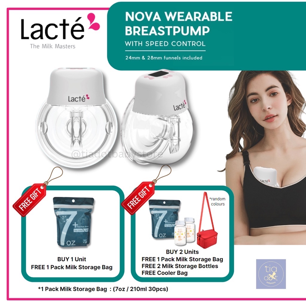 Lacte Nova Handsfree Wearable Breast Pump Shopee Malaysia