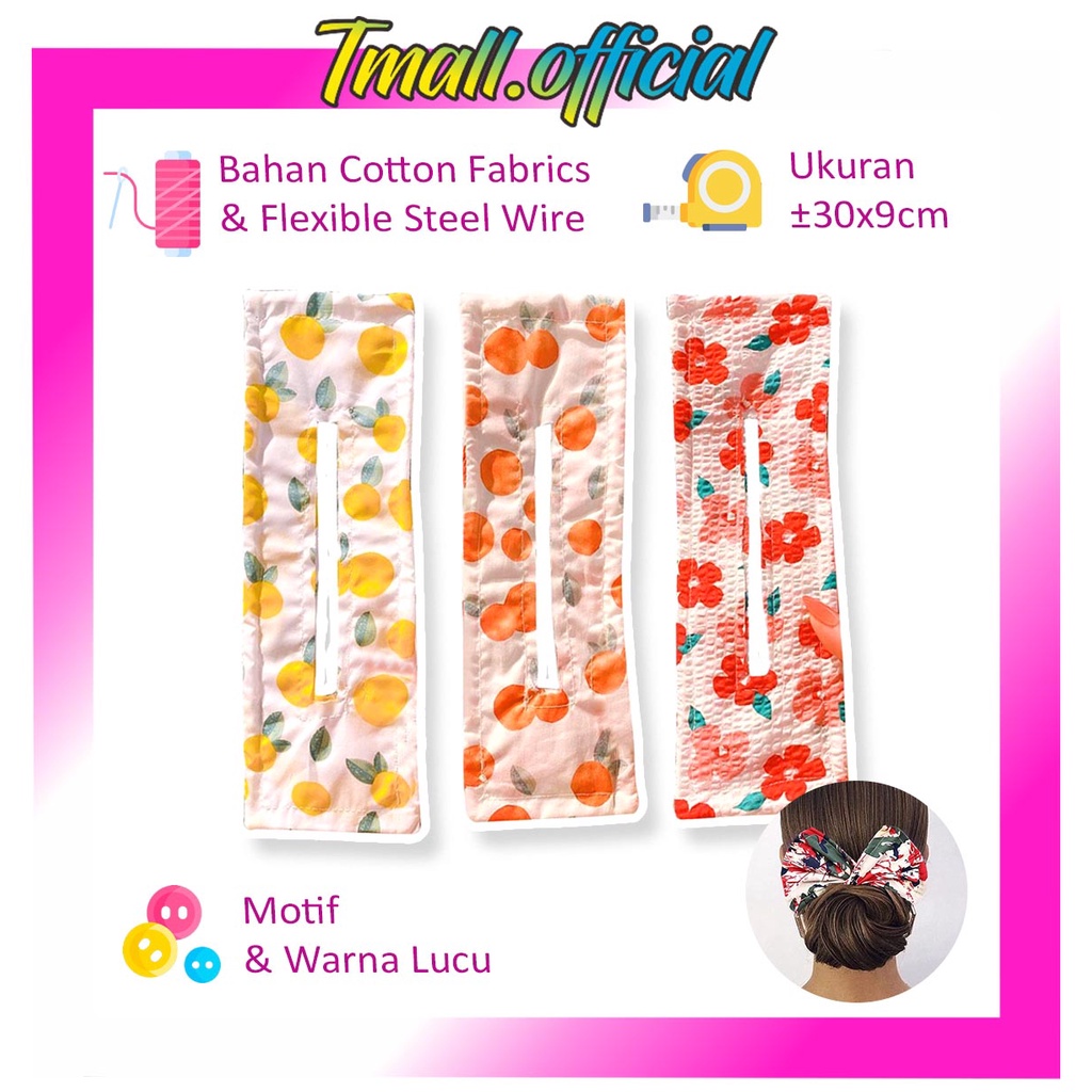 TMALL Magic Hair Bun Maker Hairdini Pita Donut Styling Bands Donut Bun Bun Ribbon Magic Hair Roll Korean Style Wire Hair Rolls A066