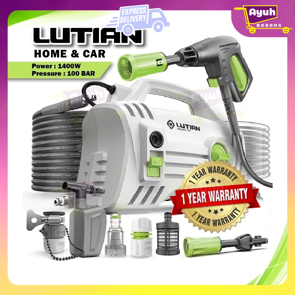 MSBORONG LUTIAN 1400W Car High Pressure Cleaner High Pressure Portable