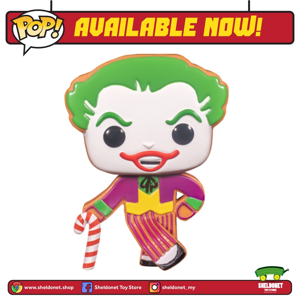 Funko Pop! Heroes: DC Holiday - Joker (Gingerbread Man) | Shopee Malaysia