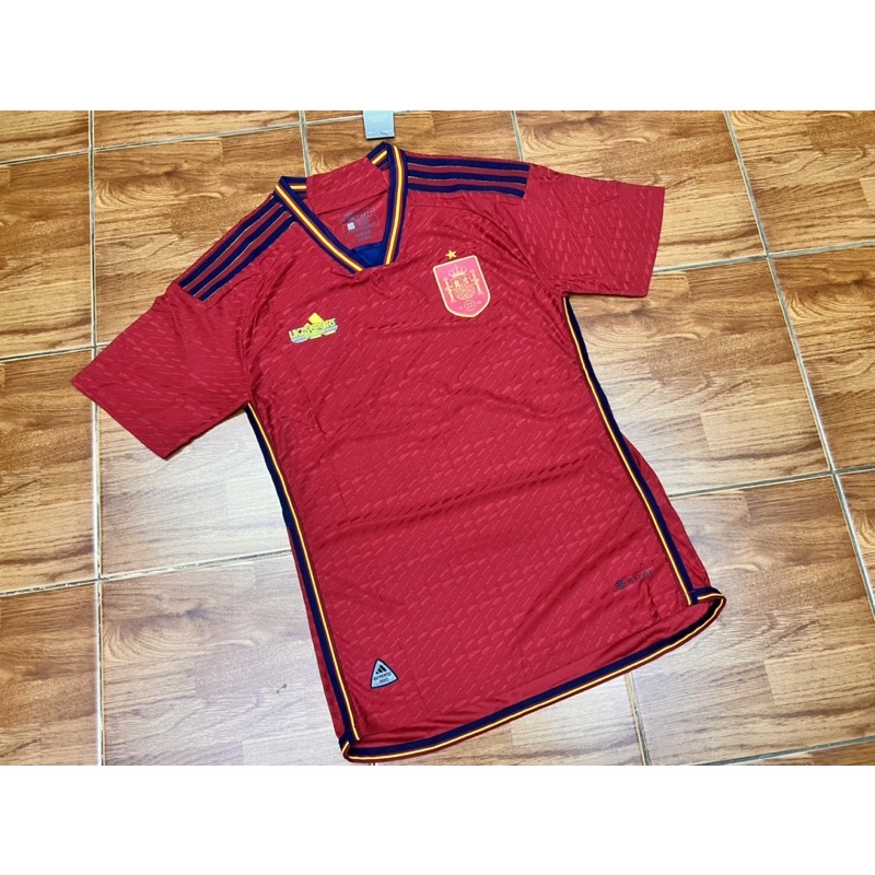 Spain Home Kit Wc 2022/23 Kit Player Version Top Quality Grade | Jersi Baru Piala Dunia 2022 Versi Pemain