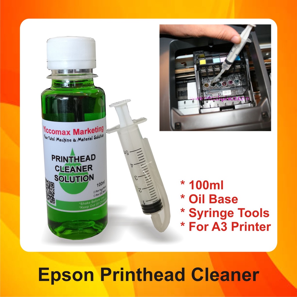 Oil Base Epson Print Head Cleaner Solution / Printhead Cleaning