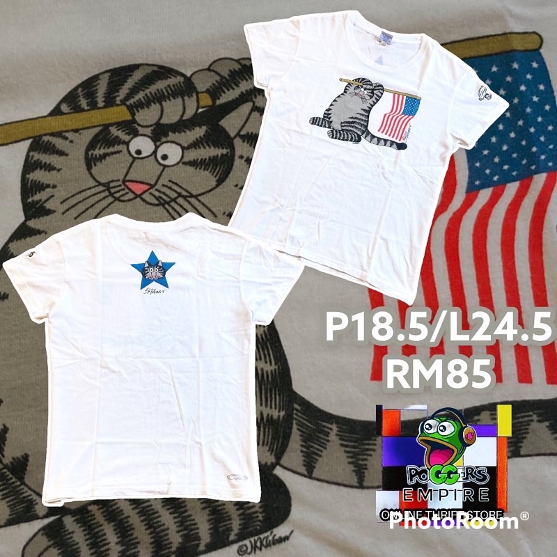 ‼️CrazyShirts Cat US Flag‼️