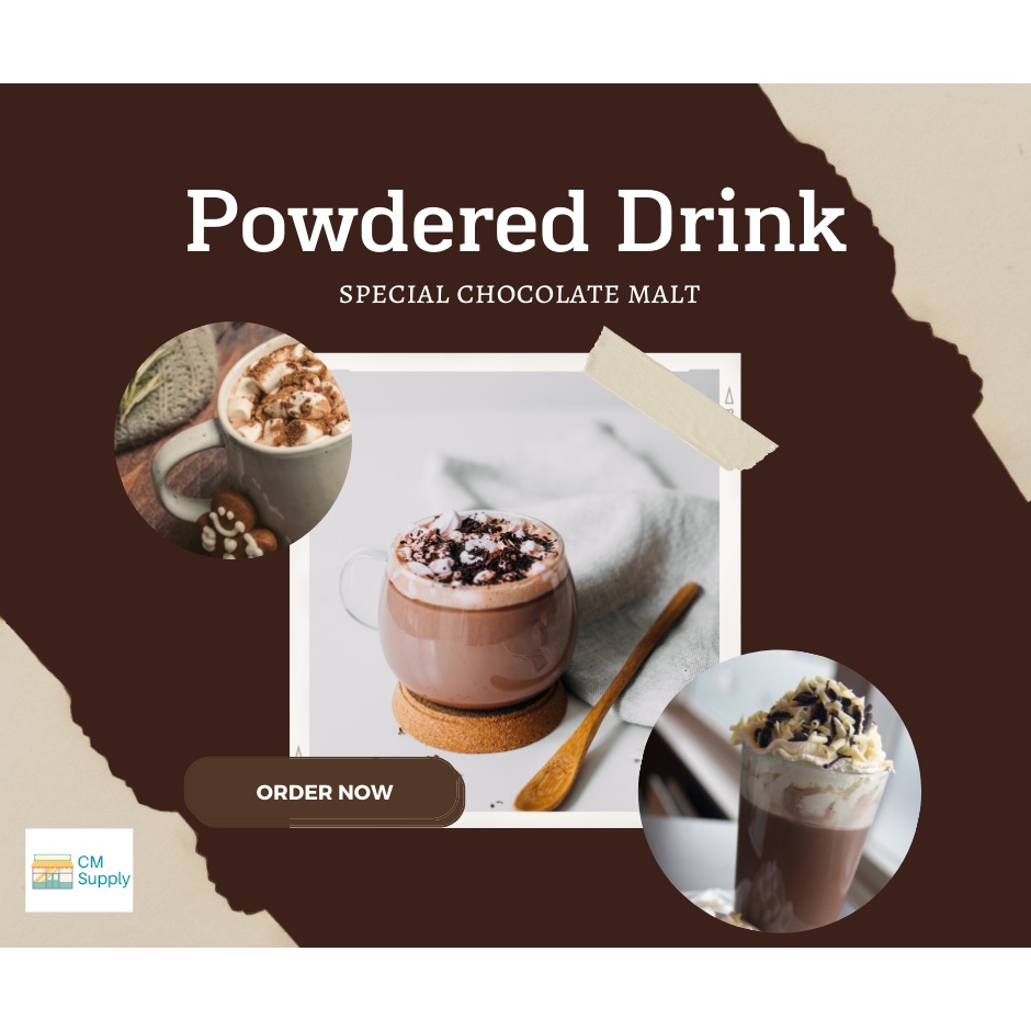 Chocolate Malt Drink/Minuman Coklat Malt (100g/500g/1kg) Shopee Malaysia