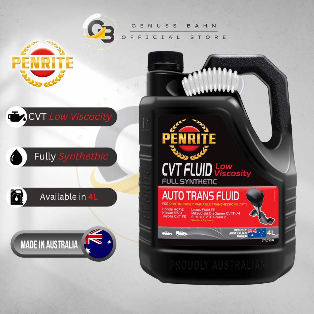 PENRITE CVT Transmission Fluid (Fully Synthetic) LOW Viscosity CVT