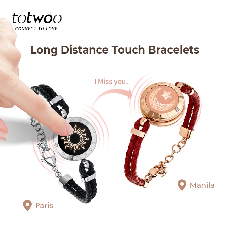 Totwoo Vibration And Light Up For Couple Bracelet Shopee Malaysia