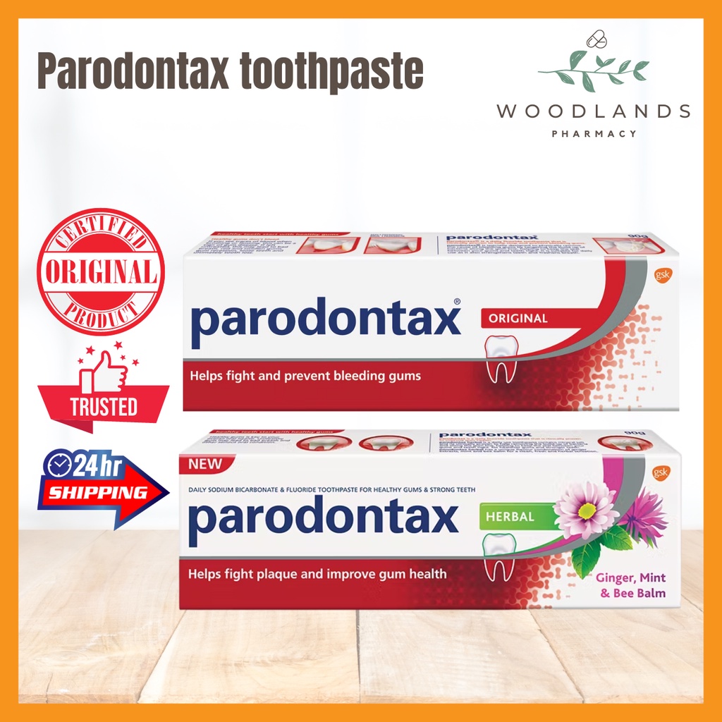 PARODONTAX TOOTHPASTE ORIGINAL 90G X2 / HERBAL 90G Shopee Malaysia
