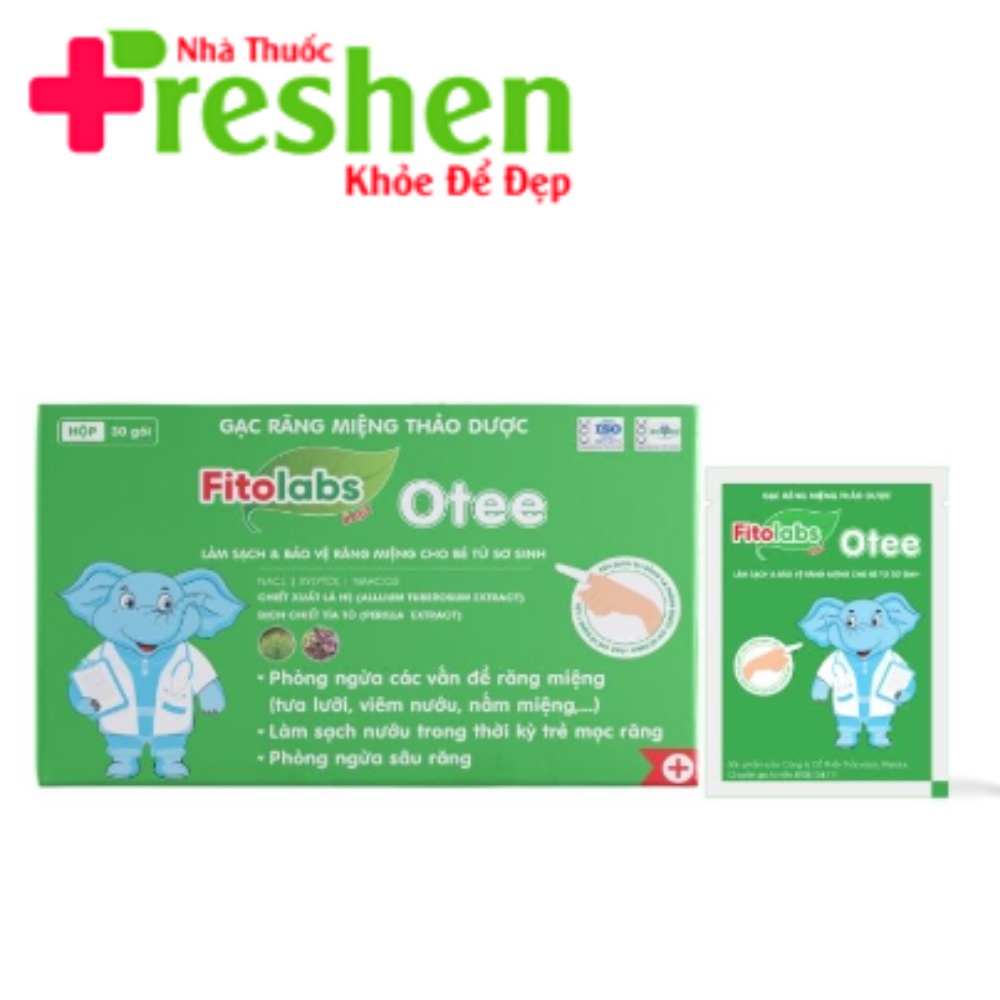 Fitolabs Otee Herbal Oral Gauze Helps Safe Oral Cavity Hygiene For