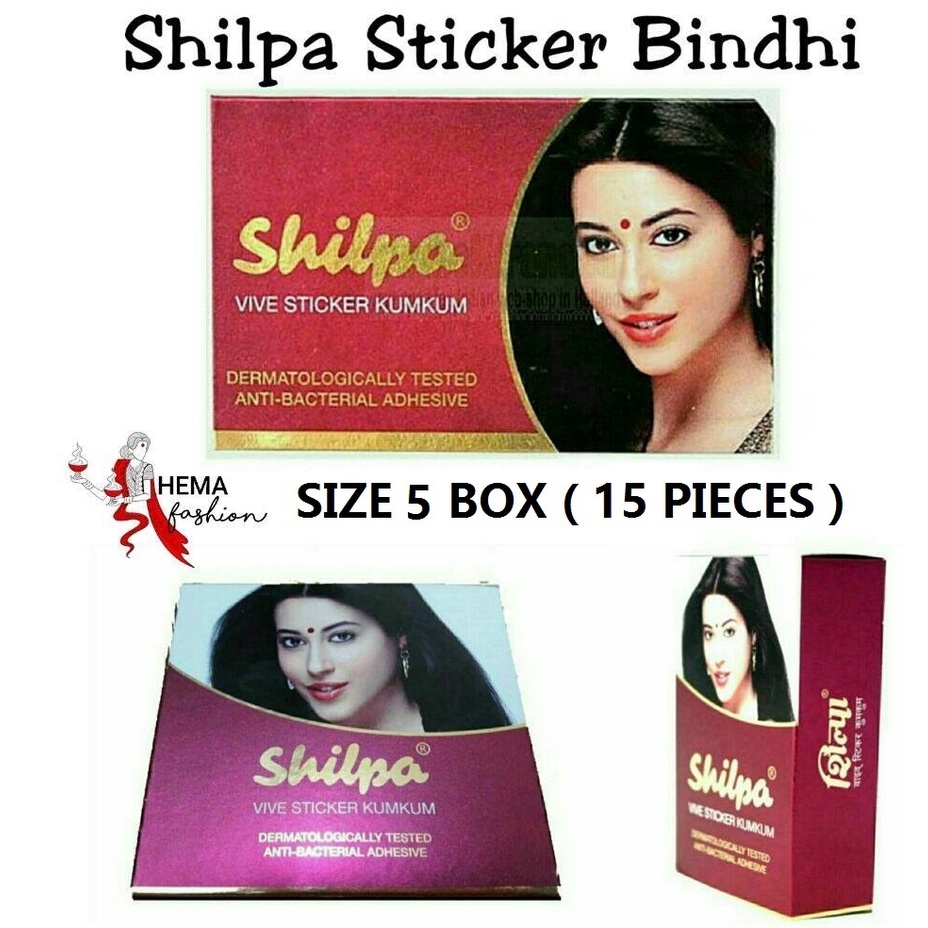 Shilpa Sticker Pottu Plain Sticker Bindhi Sticker Kum Kum No.5