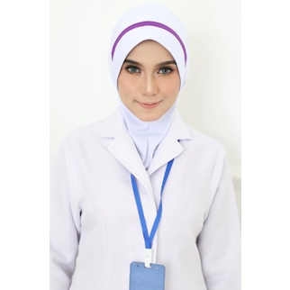 TUDUNG NURSE HIJABS BY HANAMI | UNIFORM SCARVES | Shopee Malaysia