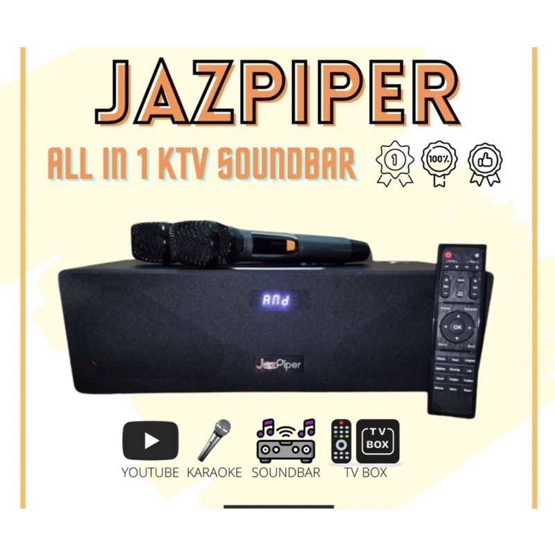 READY STOCK JazPiper Karaoke Sound System JazPiper Karaoke Sound Bar AllinOne Family KTV