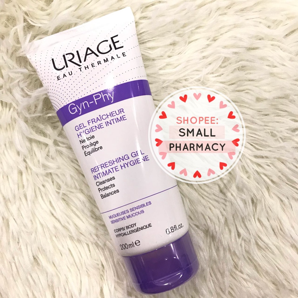 Uriage GYNPHY Feminine Intimate Hygiene Refreshing Cleansing Gel 200ml
