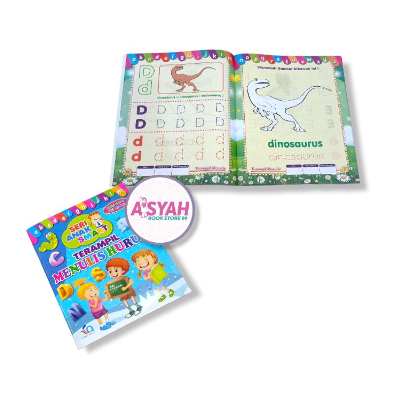 Skilled children's book for writing letters smart children's series - new full color edition