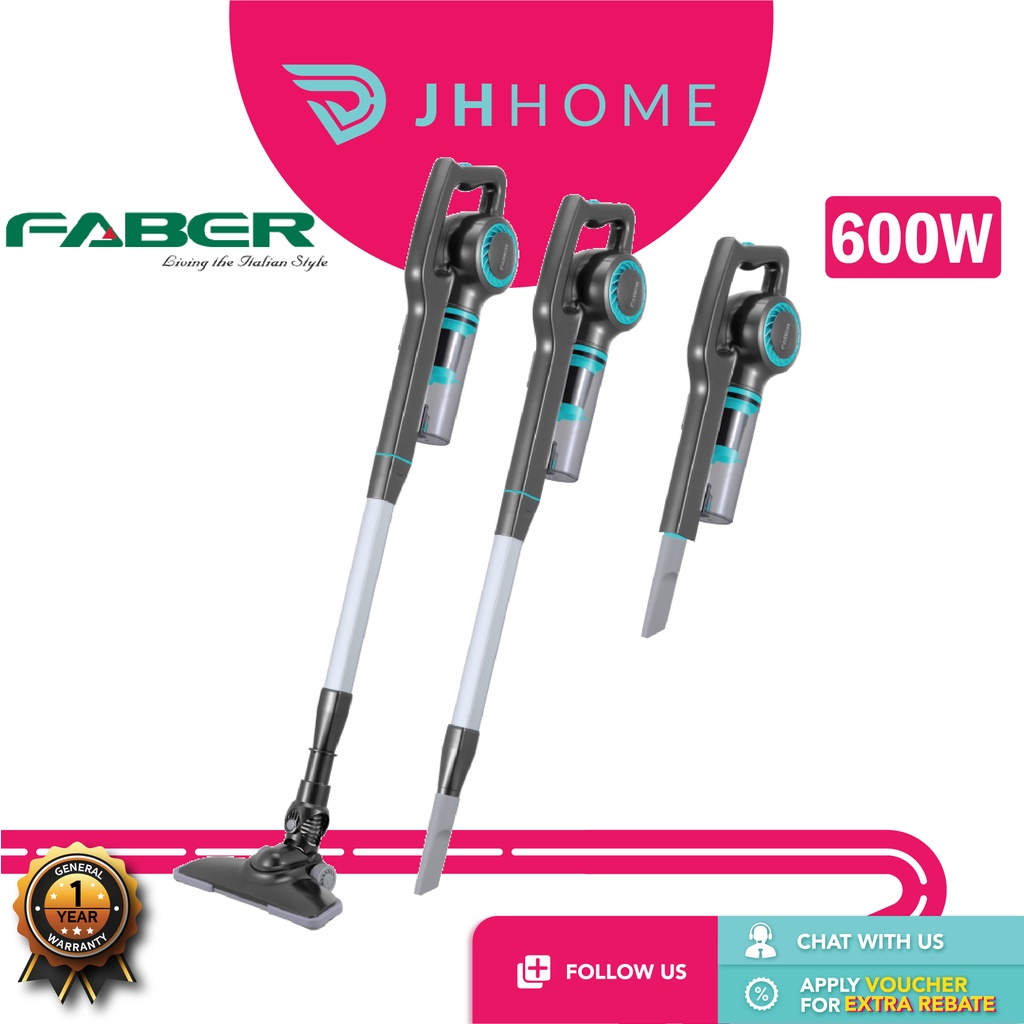 Faber 600W Handheld Vacuum FVC D-CYCLONE 600 | Morgan 600W Dex Upright ...