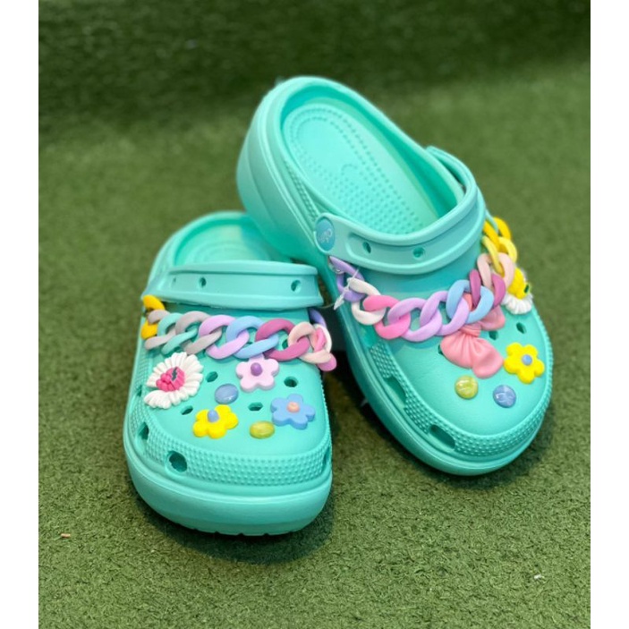 Crocs Jelly Mint   Crocs Viral Selesa Cantik   Crocs Jibbits 