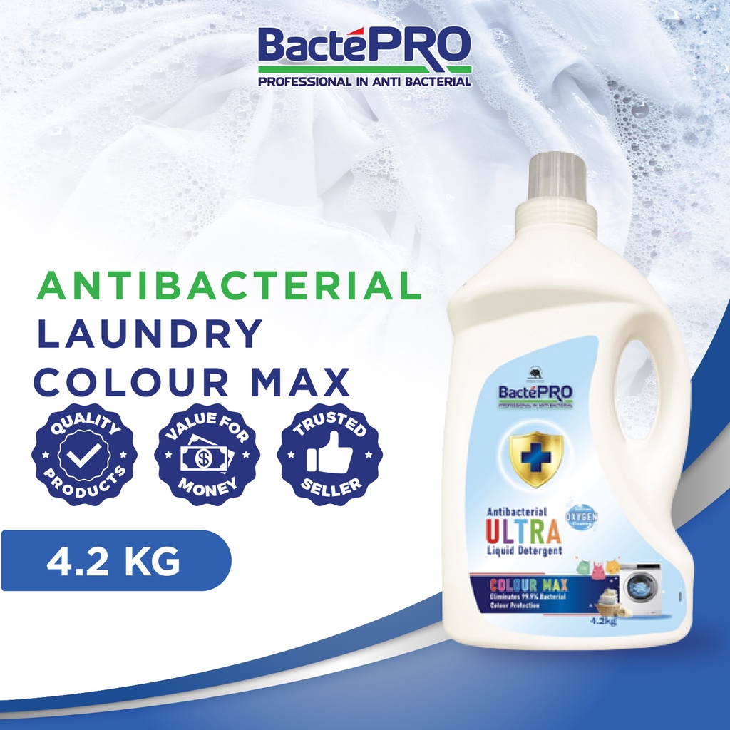 Bactepro Antibacterial Laundry Detergent 4.2KG Colour Max