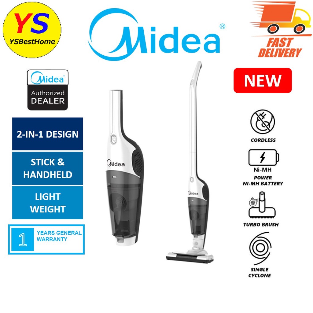 MIDEA 2 IN 1 CORDLESS VACUUM CLEANER MVC 3315PP NEW MVC 15P Shopee