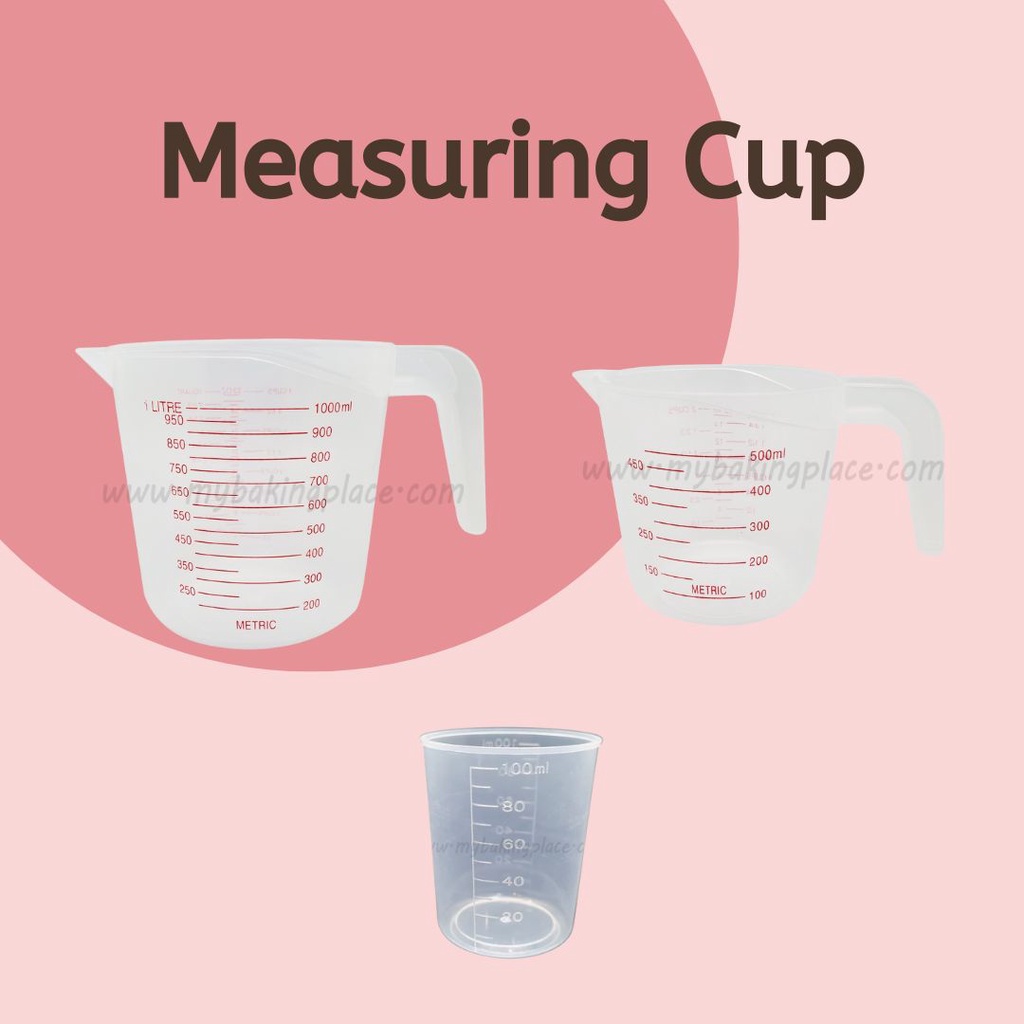 Measuring Cup Plastic Cup Measuring Jug Sukatan Cawan Plastic Cup