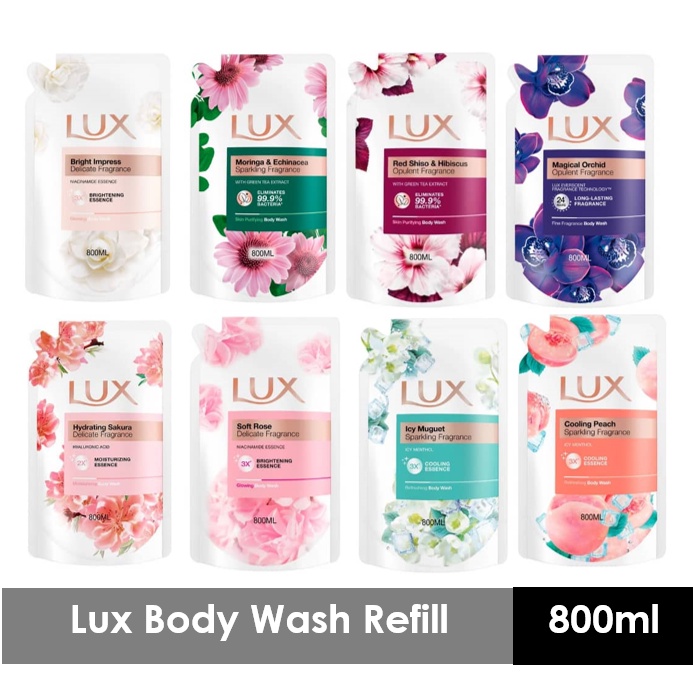 Lux Body Wash Refill Pack 800ml Shopee Malaysia