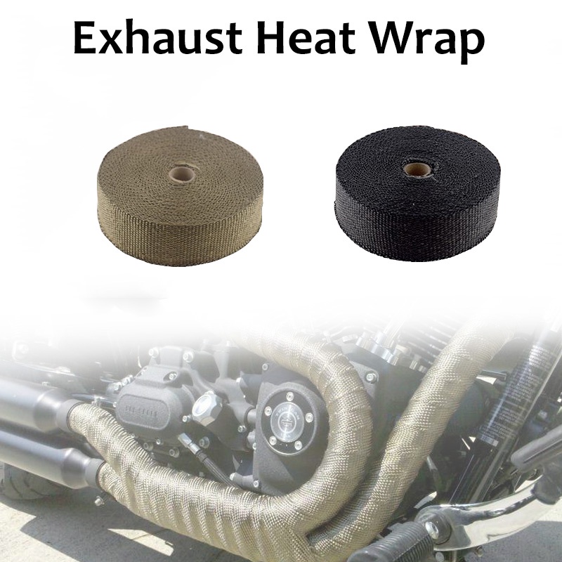 Exhaust Heat Wrap Thermal Tape Fiberglass Heat Wrap Manifold Insulation