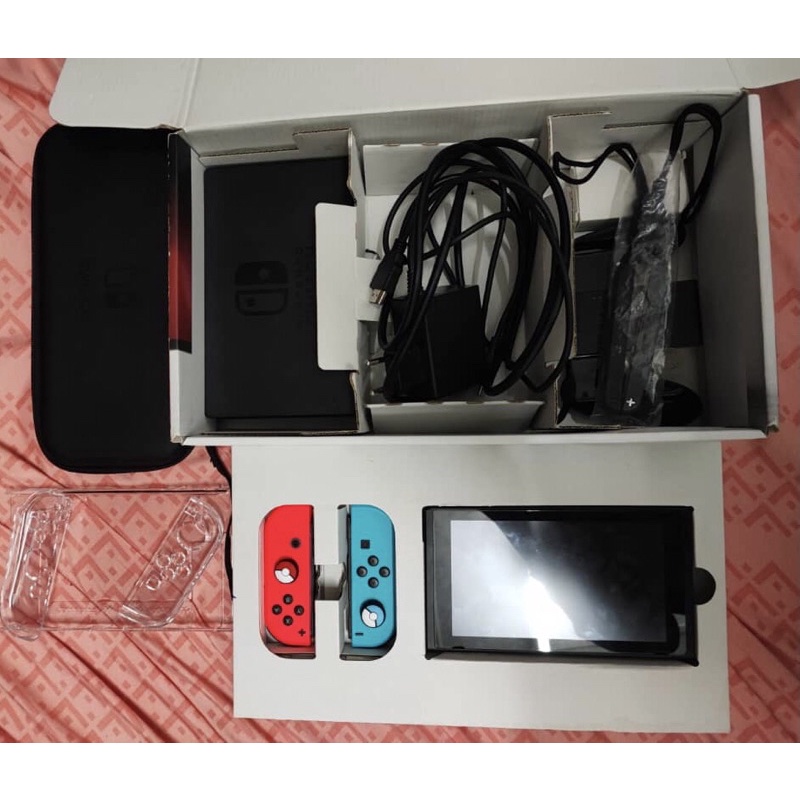 NINTENDO SWITCH V1 FULLSET DUAL MODE BOLEH MAIN GAME ORIGINAL DAN