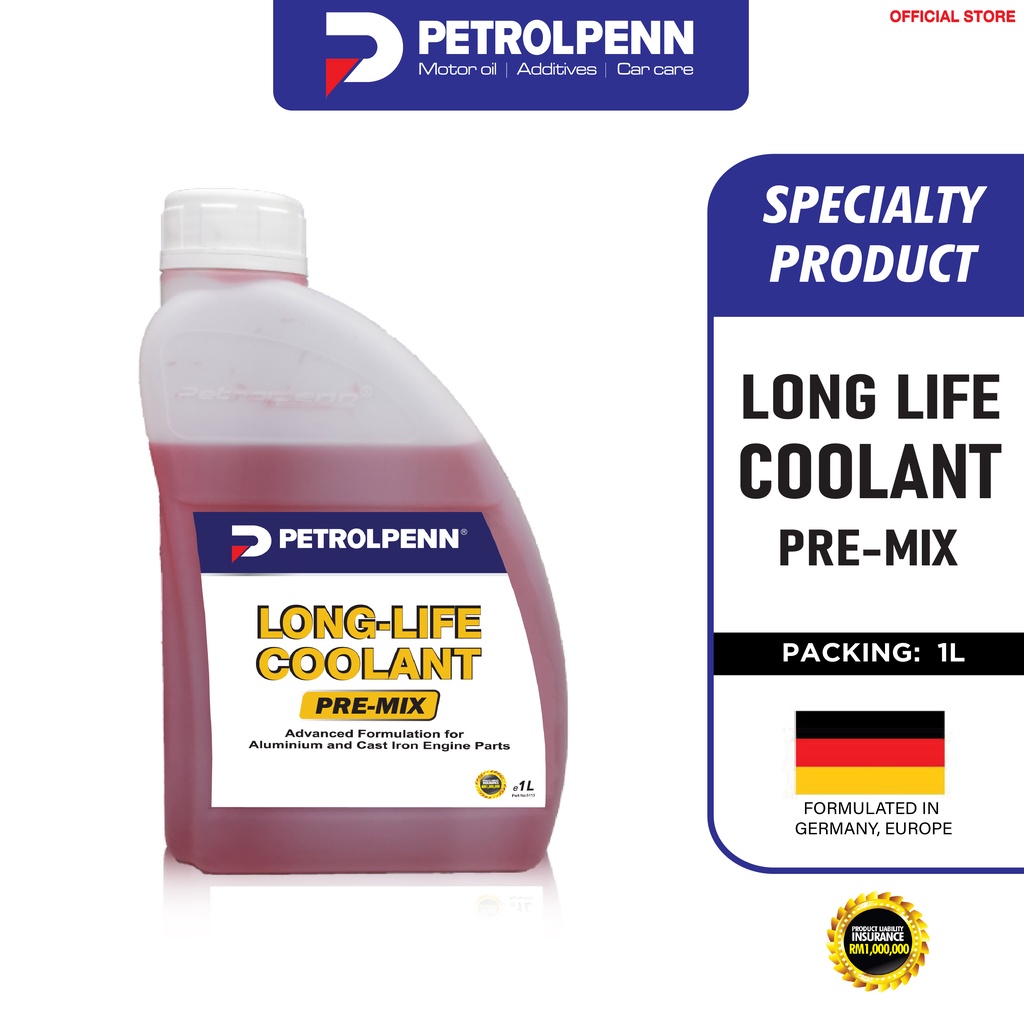 PETROLPENN Long Life Coolant Premix (1L) | Shopee Malaysia