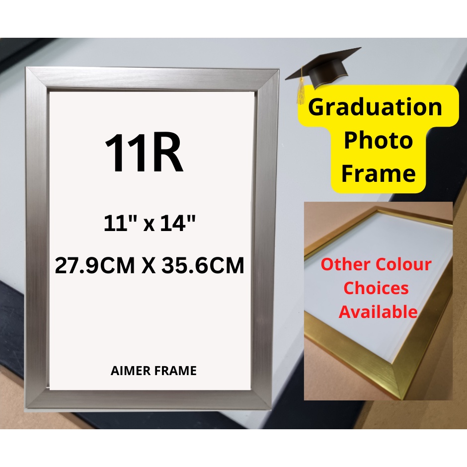 AIMER FRAME GRADUATION PHOTO FRAME 11R GOLD / SILVER / BLACK / DARK
