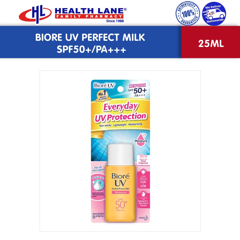 BIORE UV PERFECT MILK SPF50+/PA+++ (25ML) | Shopee Malaysia