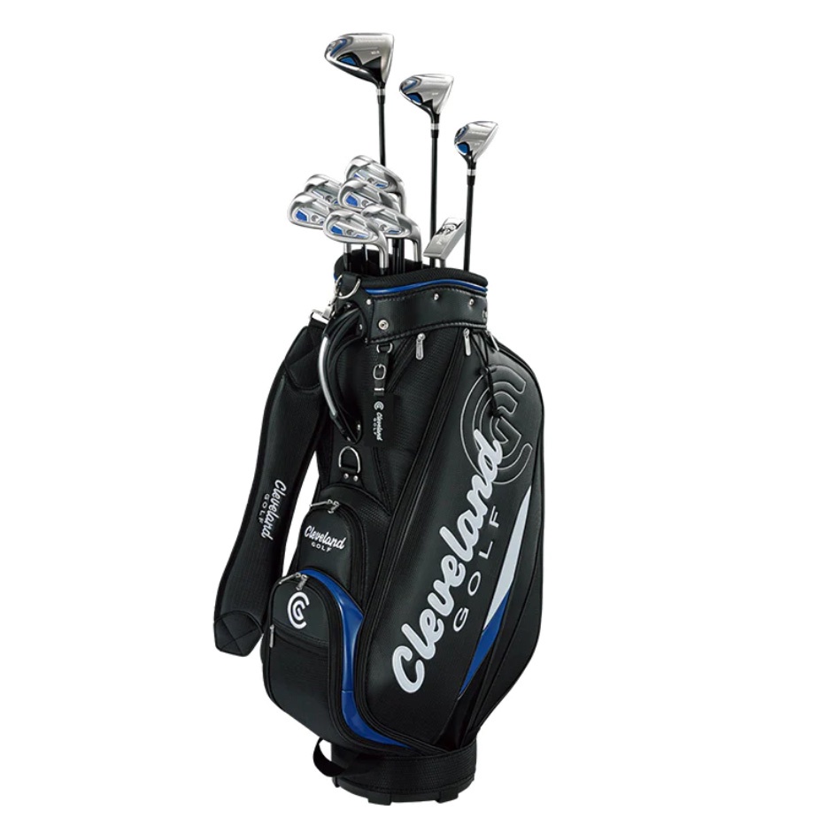 Cleveland Men's Complete Golf Package Set (10 Clubs + Golf Bag