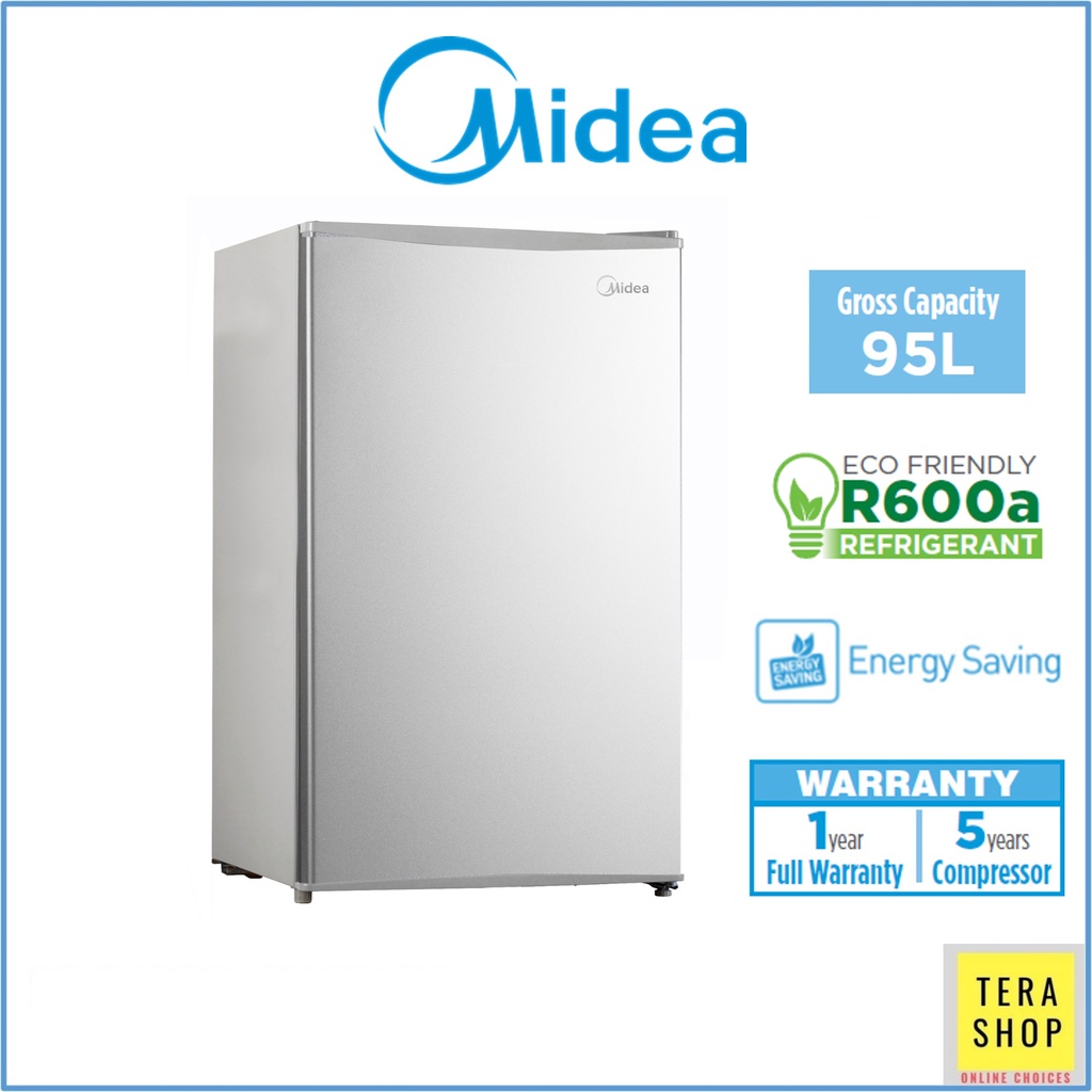 Midea MDRD142FGD 95L 1-Door Refrigerator Peti Sejuk Beku