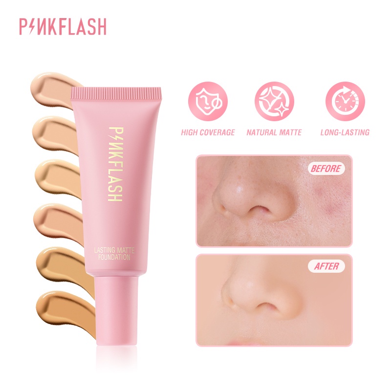 PINKFLASH PF-F03 OhMySelf Weightless Lasting All Day High Coverage Oil Control Matte Foundation