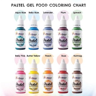 Mybakingmart | Myflavor Pastel Gel Edible Food Coloring 25g (0.88oz