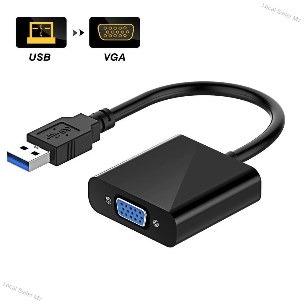 USB 3.0 to VGA Adapter USB to VGA Video Graphic Card Display External